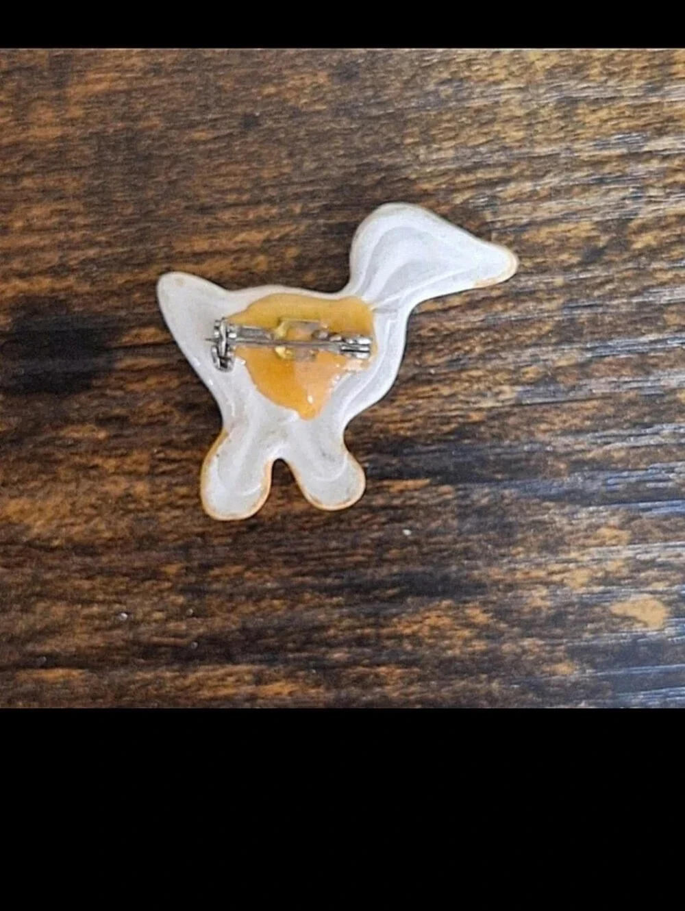 1990s Ceramic Duck Pin/Brooch.